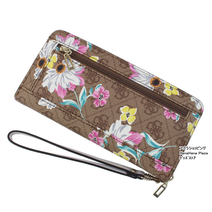 GUESS（ゲス） 財布 SF811446 LOGO FLORALフラワー ラウンドファスナー