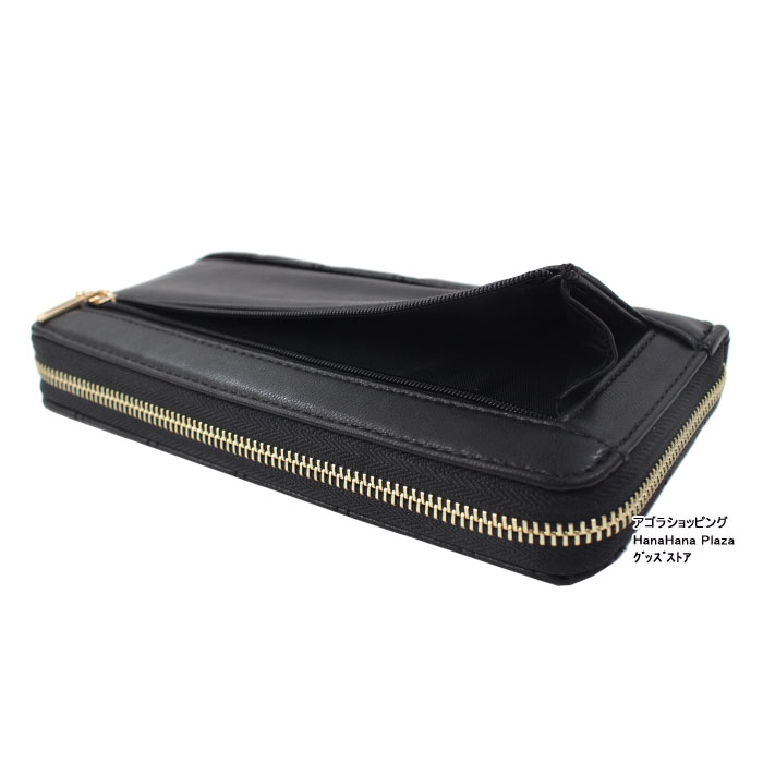 GUESS ゲス 財布 VS811146 BLACK KAMINA SLG キルティング