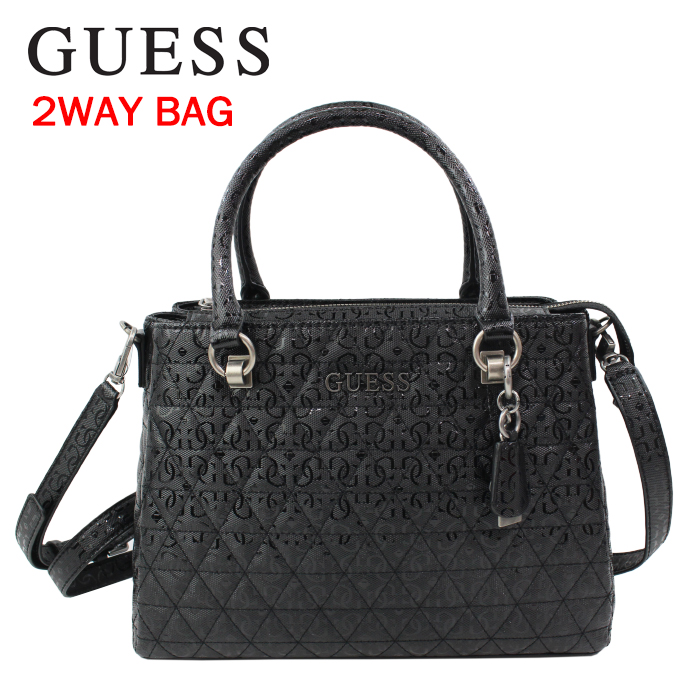 GUESS ゲス バッグ VS811106 BLACK KAMINA キルティング