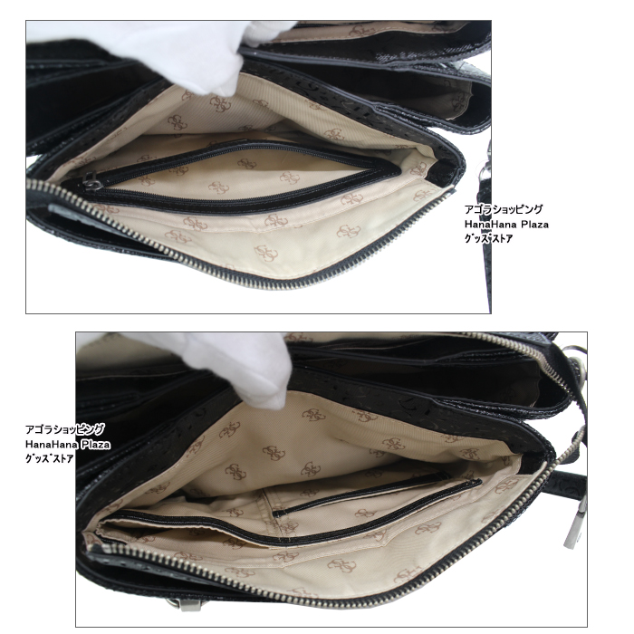 GUESS ゲス バッグ GN837906 BLACK WESSEX 2way ショルダー GUESS ゲス バッグ GN837906 BLACK WESSEX 2way ショルダー