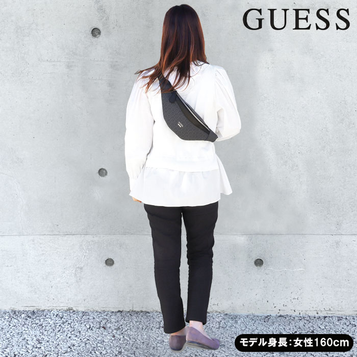 GUESS ウエストポーチ ベージュ・ブラウン GUESS ゲス バッグ SV715280 モノグラム DIEM MINI ウエスト