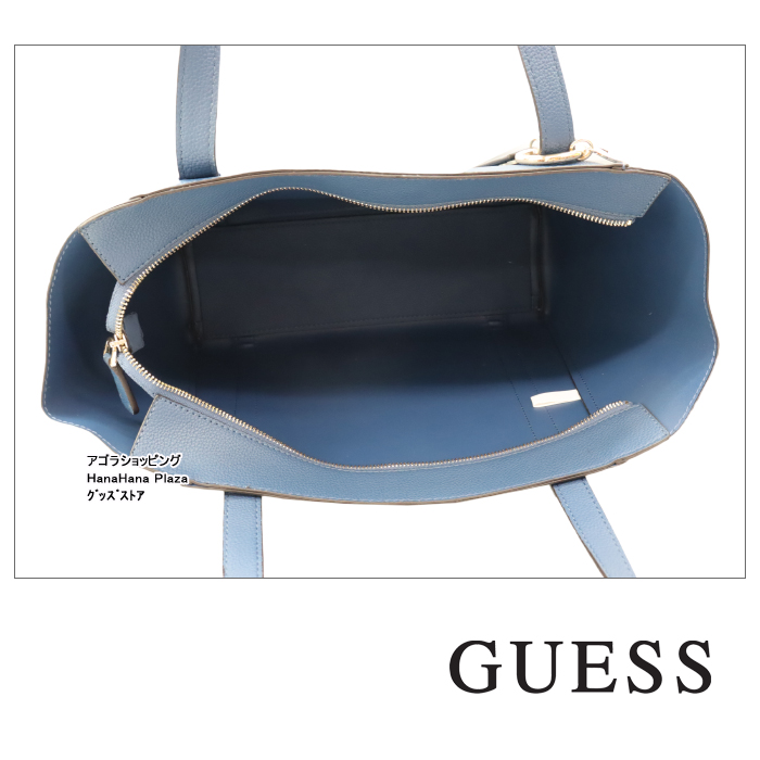 新品GUESSトートバッグ　ポーチ付 ✨美品✨ GUESS ゲス ショルダーバッグ トートバッグ ビッグロゴ