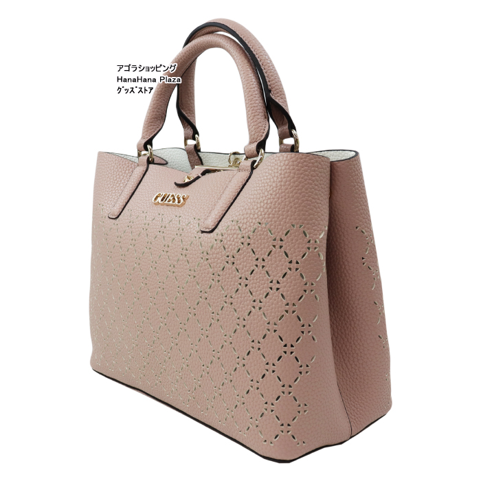 GUESS（ゲス） バッグ XG849306 BISCUIT AMARA ピンク 2way 型抜き