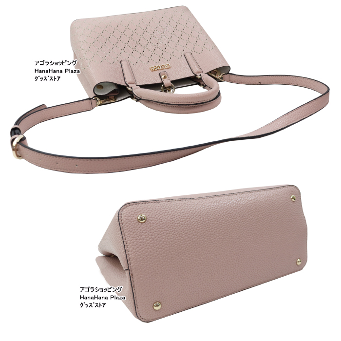 GUESS（ゲス） バッグ XG849306 BISCUIT AMARA ピンク 2way 型抜き