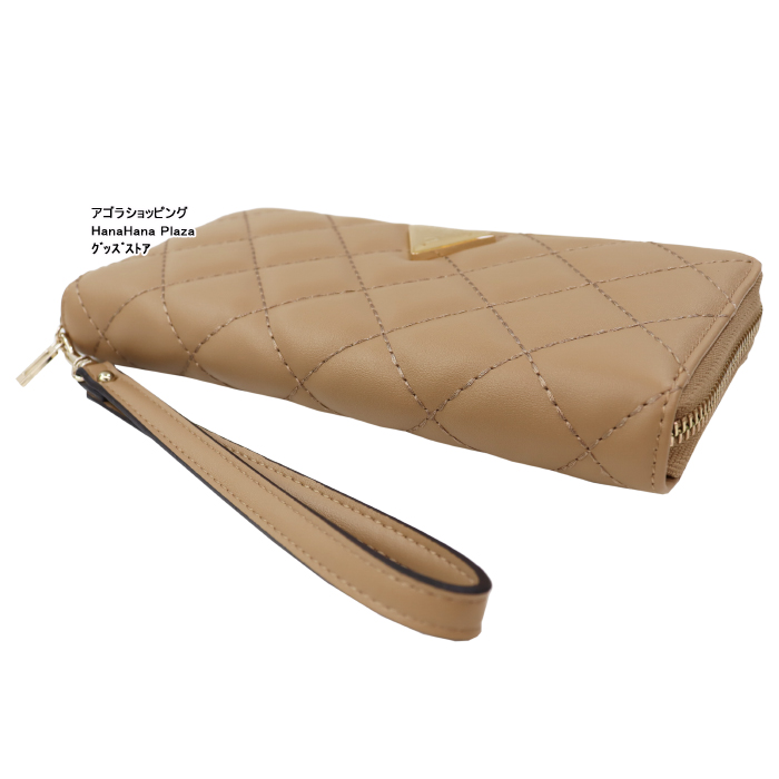 GUESS 【並行輸入品】ゲス 財布 QG767946 BEIGE ゲス ロゴ
