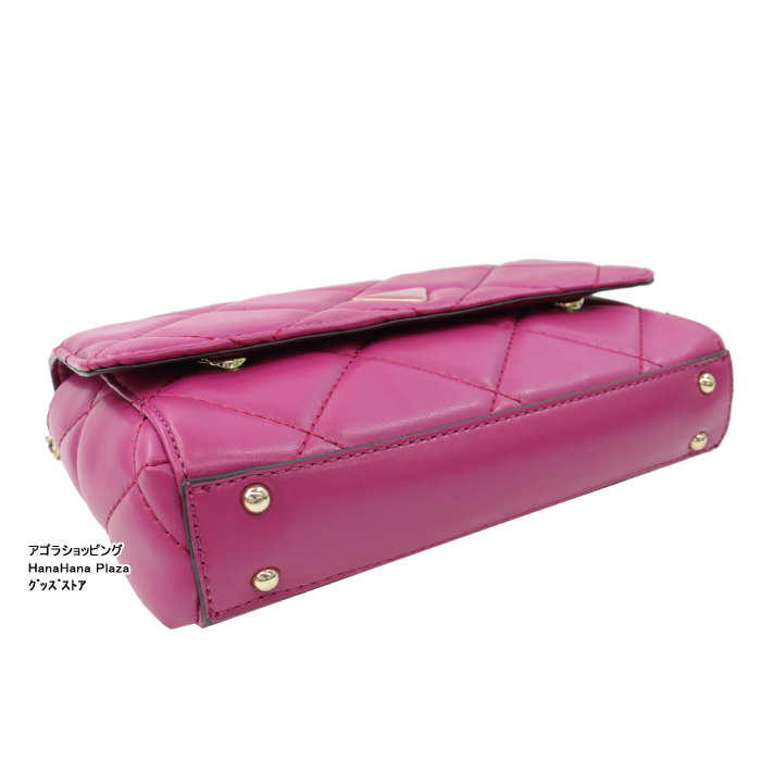 バッグ abc GUESS ゲス バッグ QG767921 FUCHSIA フューシャピンク チェーン