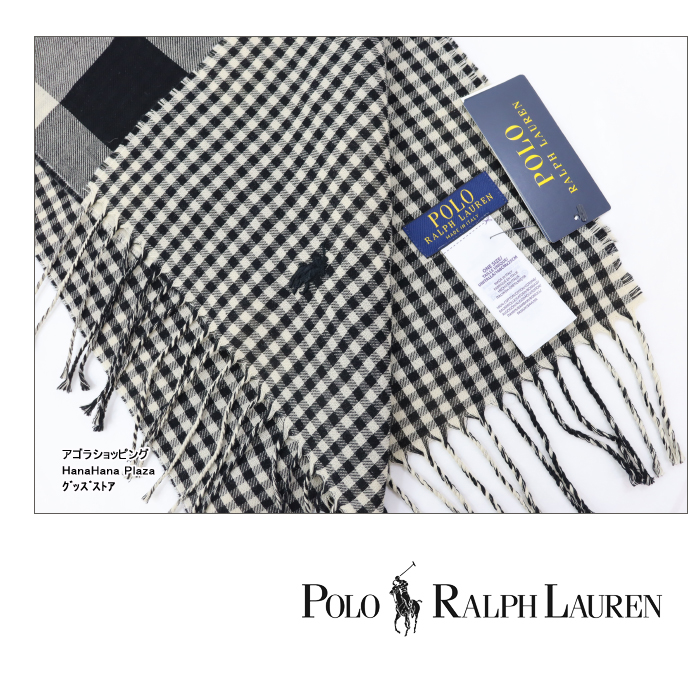 R*i様 Polo by Ralph Lauren チェック柄マフラー　ラッピン POLO RALPH LAUREN（ポロ・ラルフローレン） ポロ ラルフローレン