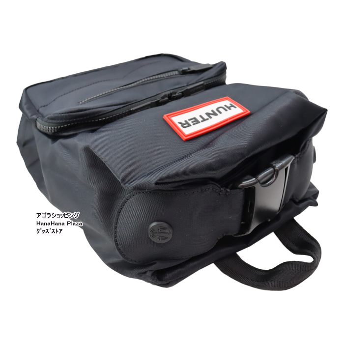 HUNTER ハンター バッグ ミニ リュック UBB1210KBM BLACK NYLON
