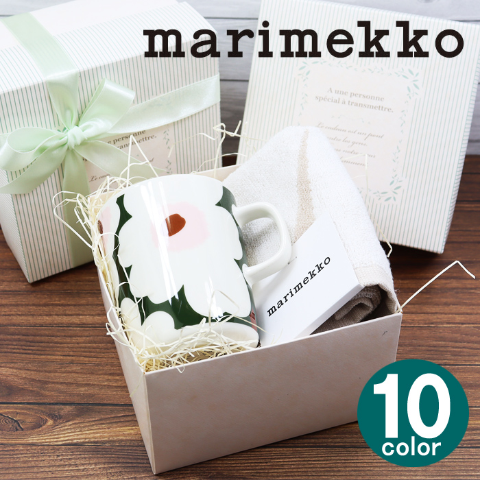 マリメッコ　ハンカチ　3点セット marimekko マリメッコ ギフトセット タオルハンカチ 2枚 ハンド