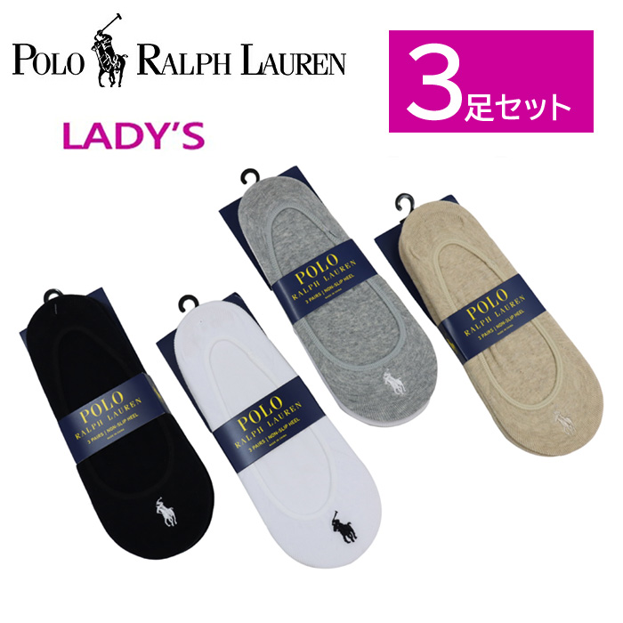 ポロ ラルフローレン 靴下 3足セット レディース 7380PK フットカバー 浅履き ショートソックス Polo Ralph Lauren  ab-552800 : ab-552800 : グッズストア - 通販 - Yahoo!ショッピング