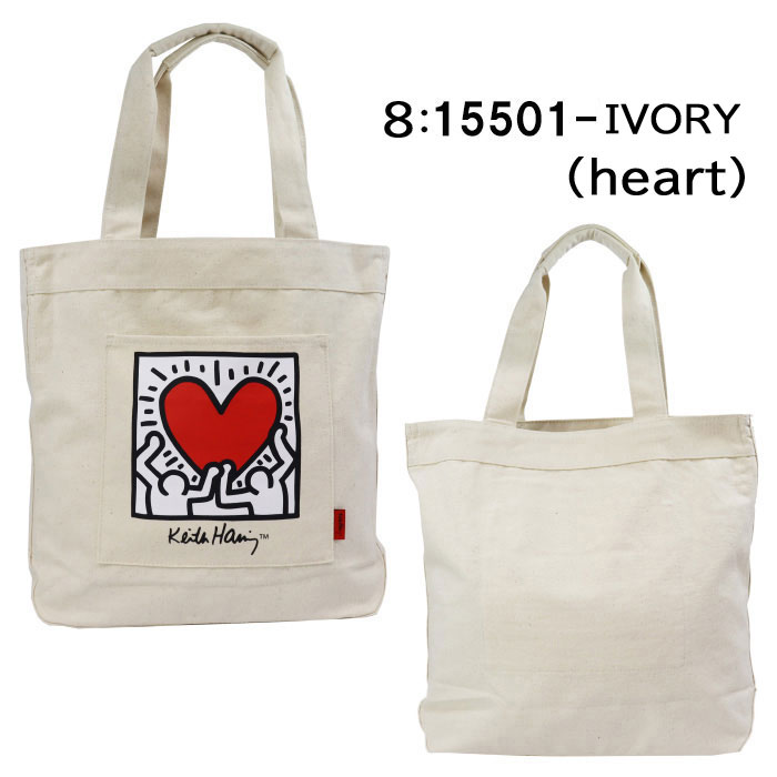 キースヘリング keith haring バッグ 15500 15501 15502 15503 15504 キャンバストート デザイン カラフル  おしゃれ ab-570600