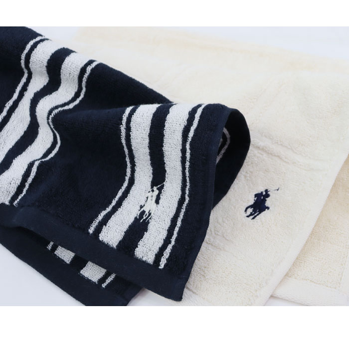 Ralph Lauren 大判ストライプタオルTBLKT Ralph Lauren 大判ストライプ