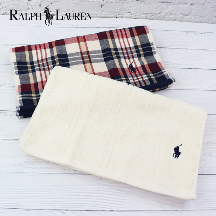 RALPH LAUREN HOME ラルフローレン タオル 2枚セット 34×80