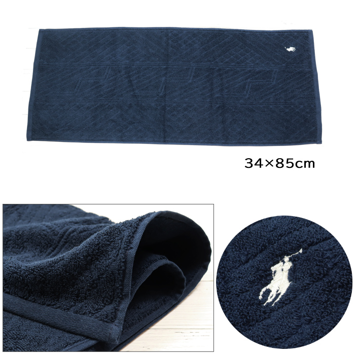 【超目玉枠】 RALPH フェイス 幾何学柄 34×85 ラルフローレン HOME LAUREN タオル