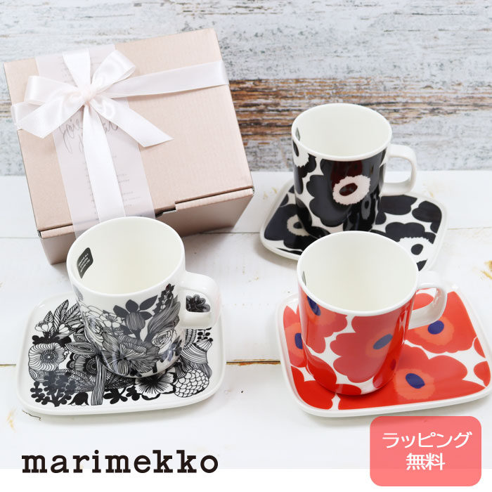 ゆか 新品 marimekko ウニッコ トレイ コーヒーカップ＆プレート ゆか様専用 新品 marimekko ウニッコ トレイ コーヒーカップ