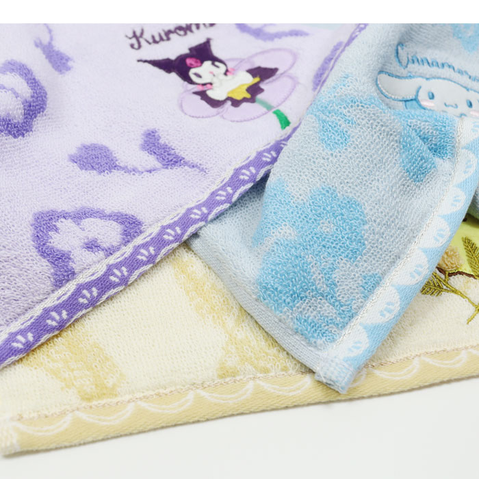サンリオ タオルハンカチ 抗菌防臭加工 キャラクター シナモン クロミ
