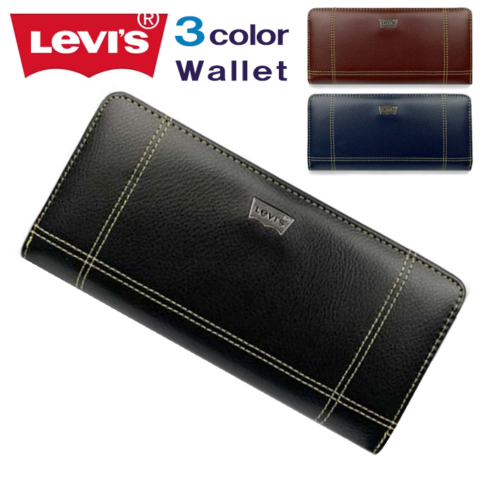 Levi's（リーバイス） 財布 22518308 長財布 ラウンドファスナー ロゴ