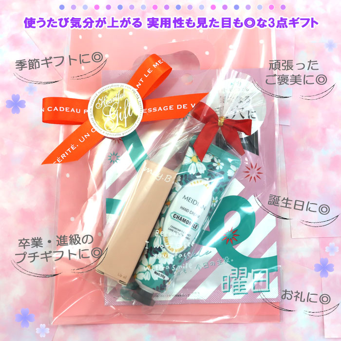 ギフトセット シートマスク オイルリップ ハンドクリーム プチギフト