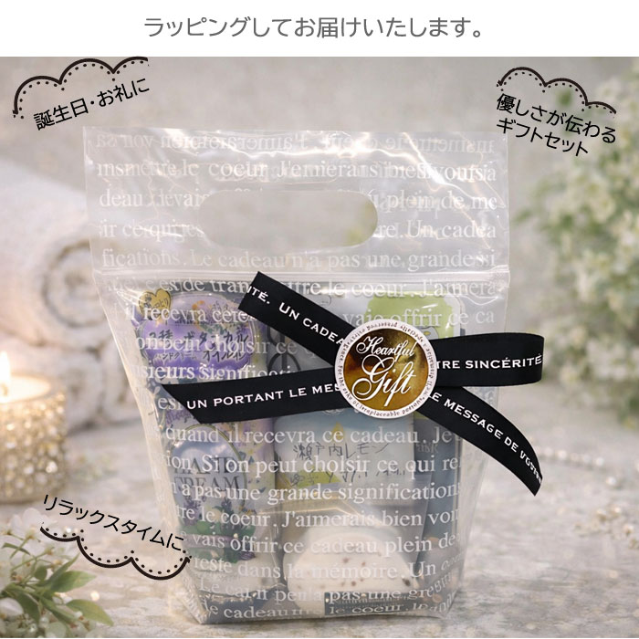 6点入り お買い得 ケア ギフトセット 入浴剤 3種 ハンドクリーム