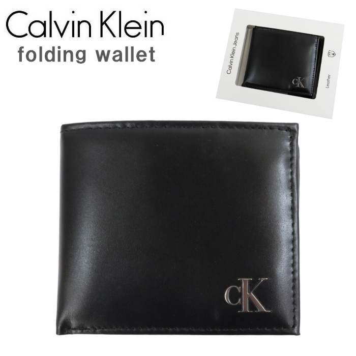 CK CALVIN KLEIN カルバンクライン 長財布 ブルー - メルカリ