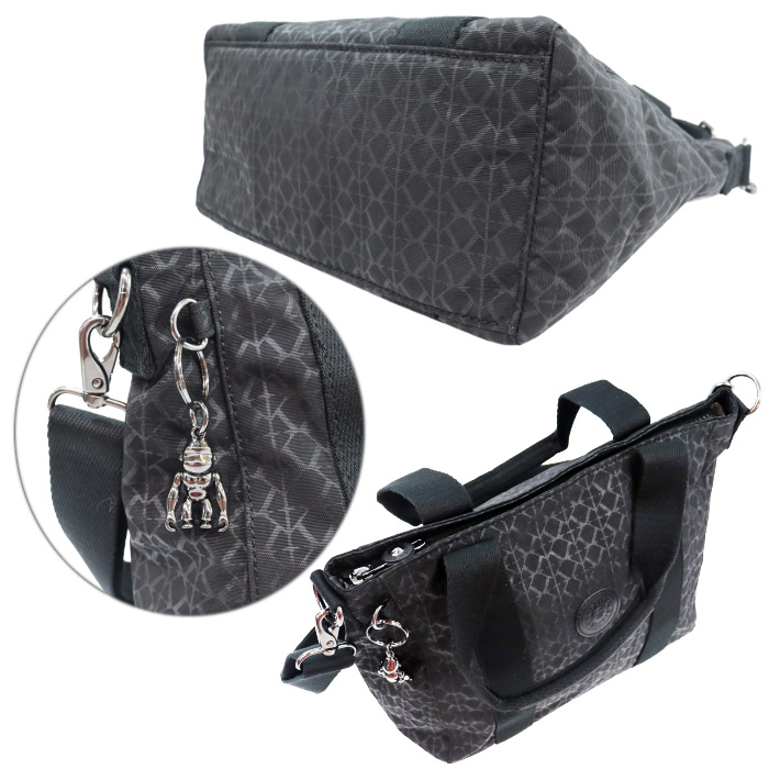 [お値下げ]　Kipling 2way ボストンバッグ 　メタリックな黒 楽天市場】キプリング ショルダーバッグ 2way ボストンの通販