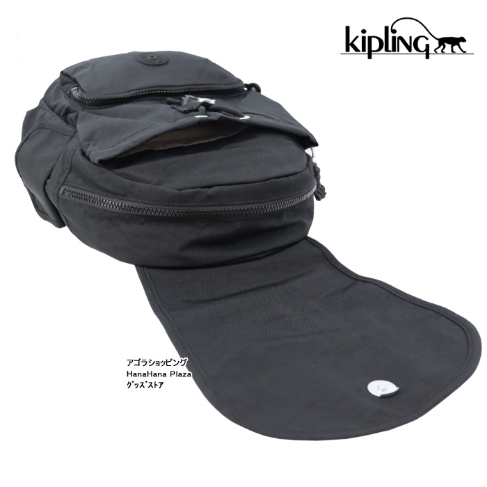 新品未使用　キプリング　Kipling ブラックバックパック キプリング Kipling CITY ZIP MINI バックパック （Black Noir