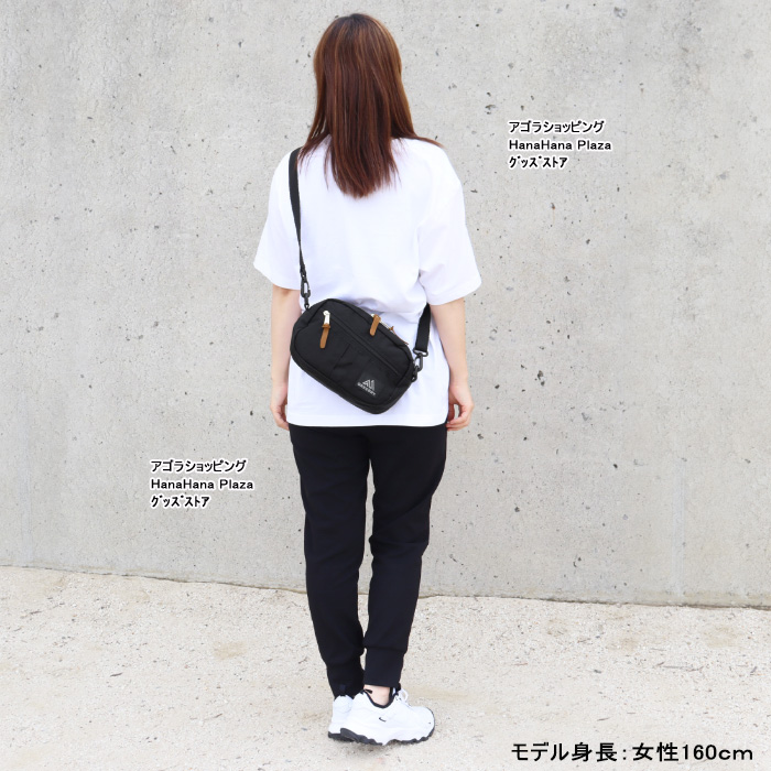 GREGORY グレゴリー ショルダー 146507 1041 BLACK SPIN SLING