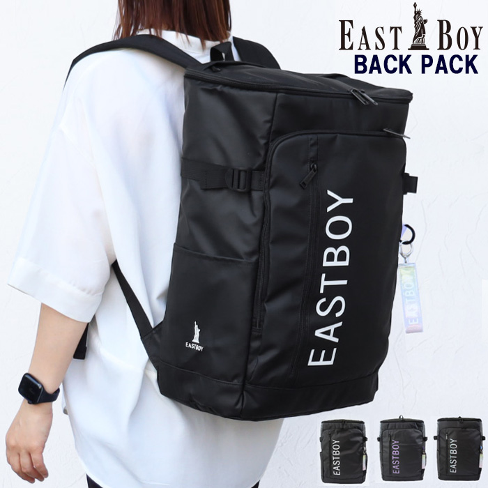 メンズ [イーストボーイ] リュック 30L B4 BOX型 クリア レディース 