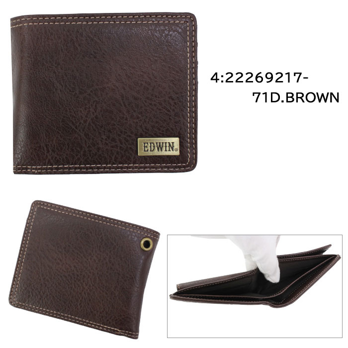 EDWIN（エドウィン） 財布 22269217 二つ折り メンズ レディース