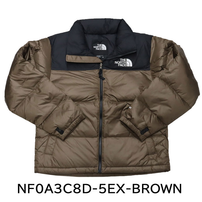 THE NORTH FACE 700 ヌプシ　ブラウン ダウンジャケット THE NORTH FACE 【並行輸入品】ノースフェイス ヌプシ ダウン