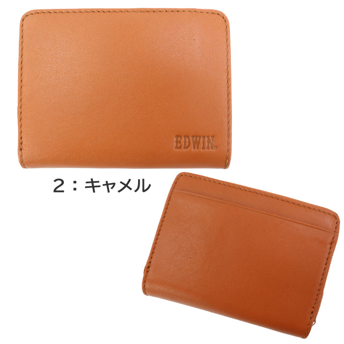 EDWIN（エドウィン） 財布 0510656 ボタンホック ラウンドファスナー