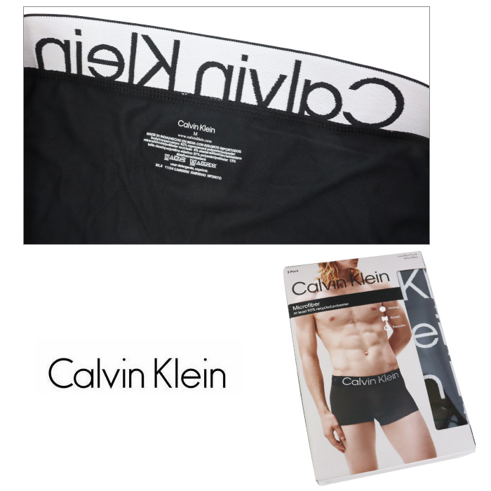 ck Calvin Klein 並行輸入品 カルバンクライン ボクサーパンツ 3P 3枚