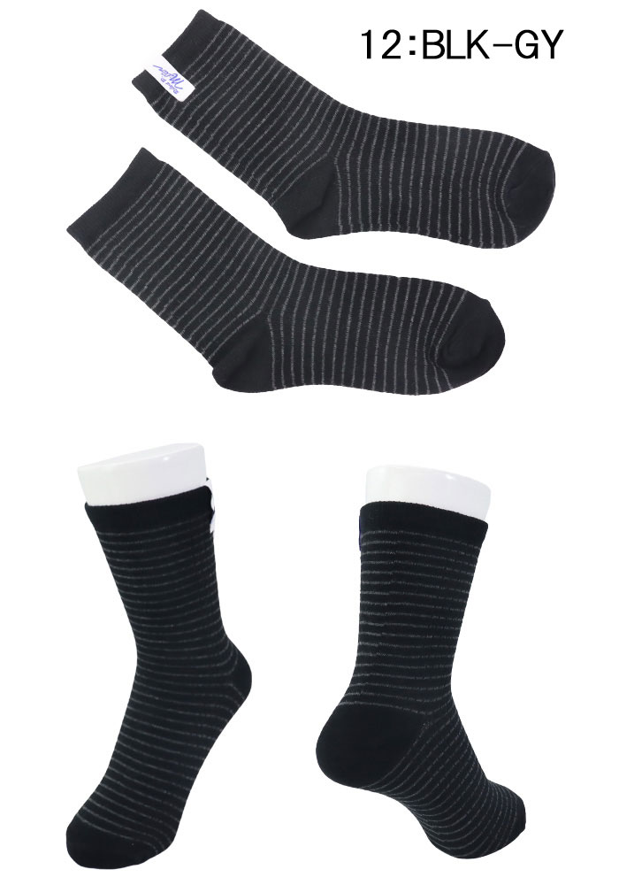 At Last ボーダーソックス Robert P. Miller（ロバート・ピー・ミラー） 靴下 326C socks