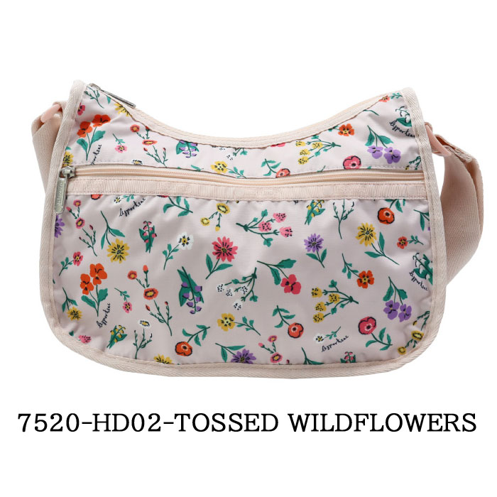 レスポートサック バッグ 7520 HD02 TOSSED WILDFLOWERS クラシックホーボー ショルダーバッグ ポーチ付属 バック 斜め掛け LESPORTSAC ab-61064 LeSportsac（レスポートサック） 【並行輸入品】レスポートサック