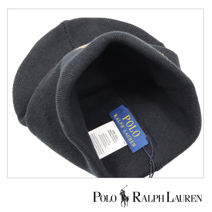 Polo Ralph Lauren ニット帽 未使用品　値下げ不可 POLO RALPH LAUREN（ポロ・ラルフローレン） ニット帽 ビーニー