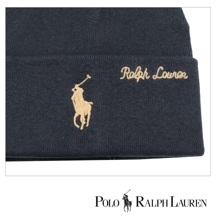POLO RALPHLAUREN ポロ ラルフ ポニー 6パネルキャップ 黒 金 POLO RALPH LAUREN（ポロ・ラルフローレン） 【並行輸入品】ポロ