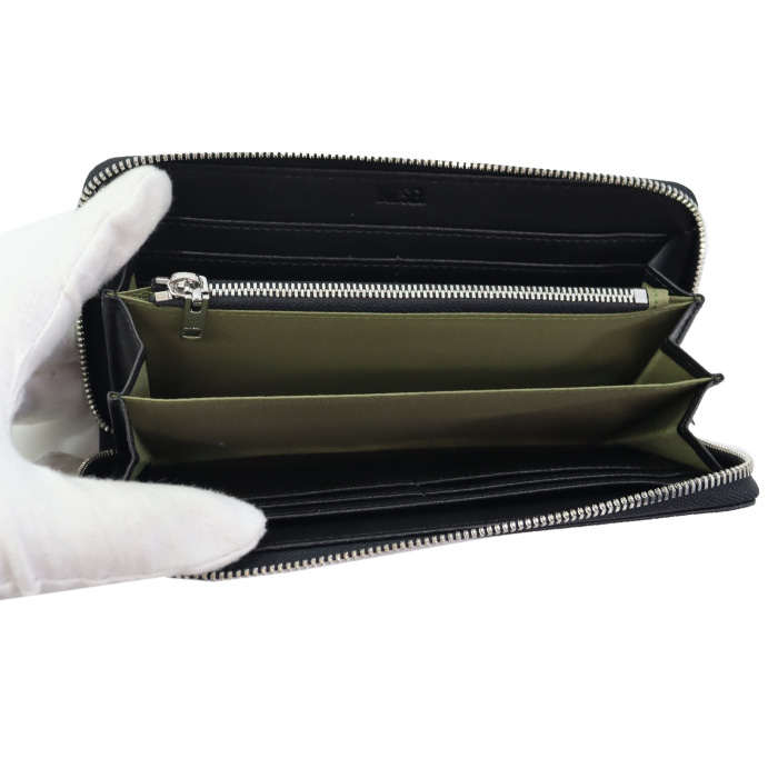 DIESEL（ディーゼル） 財布 X08178 P0408 T8013 ブラック ZIP 長財布