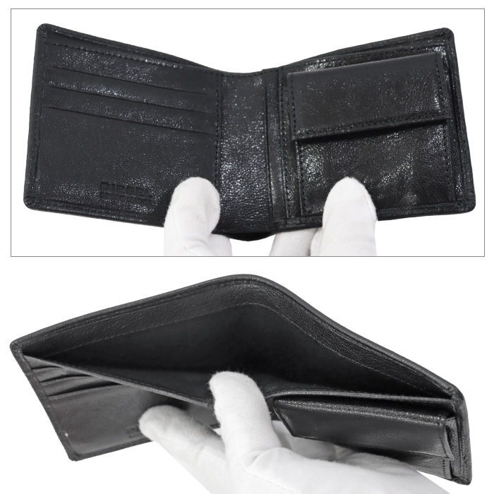 adidas レザー財布（ブラック）未使用に近い adidas レザー財布（ブラック）未使用に近い adidas（財布 ・ ブラック