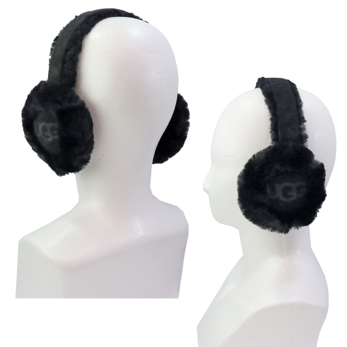 並行輸入】UGG アグ イヤーマフ 20955 シープスキン エンブロイダリー