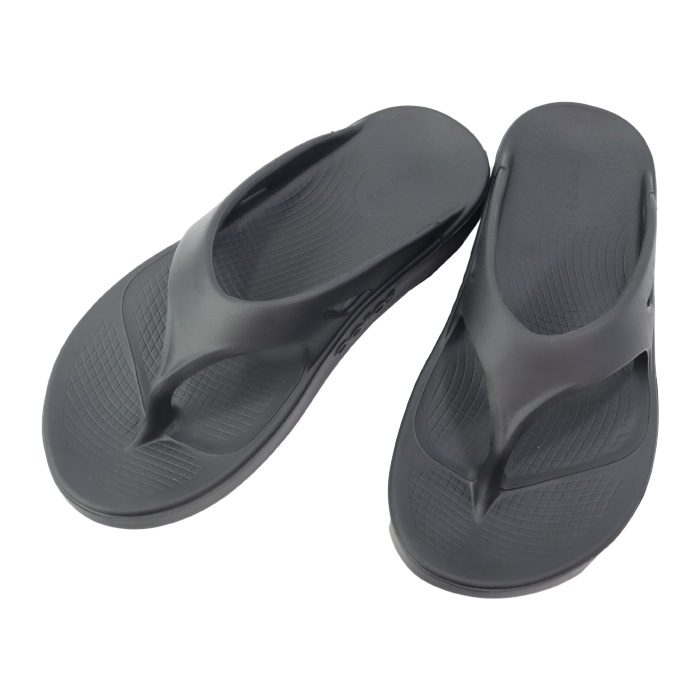 【新品】OOFOS ブラック サンダル W11/M9 OOFOS（ウーフォス） サンダル O original ウー オリジナル 1000