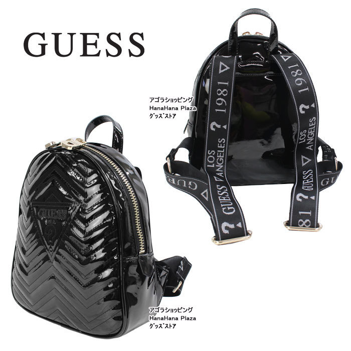 ゲス バッグ PG747832 BLACK GUESS ZANA リュック ミニ リュックサック