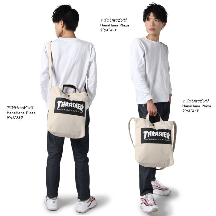 THRASHER セール スラッシャー バッグ THR-133 キャンバス 2way