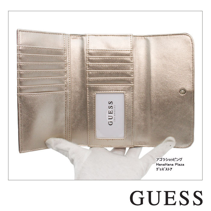 GUESS（ゲス） 財布 長財布 CG729151 PEONY ゲスモチーフデザイン 