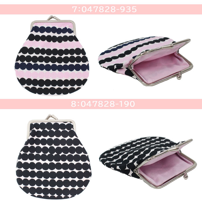 marimekko 【ポスト投函可】 マリメッコ がま口 ポーチ 020310 marimekko 【ポスト投函可】 マリメッコ がま口 ポーチ 020310