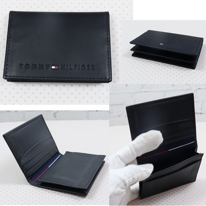 新品未使用　ブラックキルティング　カード・ケース　ノベルティ　CCロゴ 並行輸入品】訳あり返品不可 cc-3996 トミーヒルフィガー カードケース
