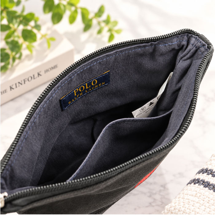 ラルフローレン　ミニショルダーポーチ　新品未使用品　13900円 POLO RALPH LAUREN（ポロ・ラルフローレン） cc-4556【訳あり ジッパー