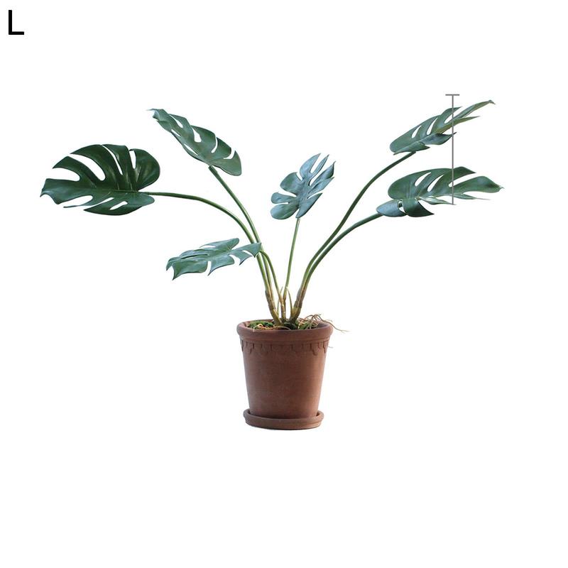 人工観葉植物 リアル モンステラの葉 熱帯観葉 本物そっくり インテリアグリーン フェイクグリーン 簡単世話いらず 人工植物装飾 観葉植物｜store-kaeru｜16