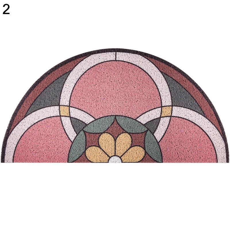玄関マット 屋外 幾何学 おしゃれ 洗える 泥落とし 滑り止め 半円形マット 玄関 エントランスマット 室内 ドアマット 北欧風 屋内｜store-kaeru｜03