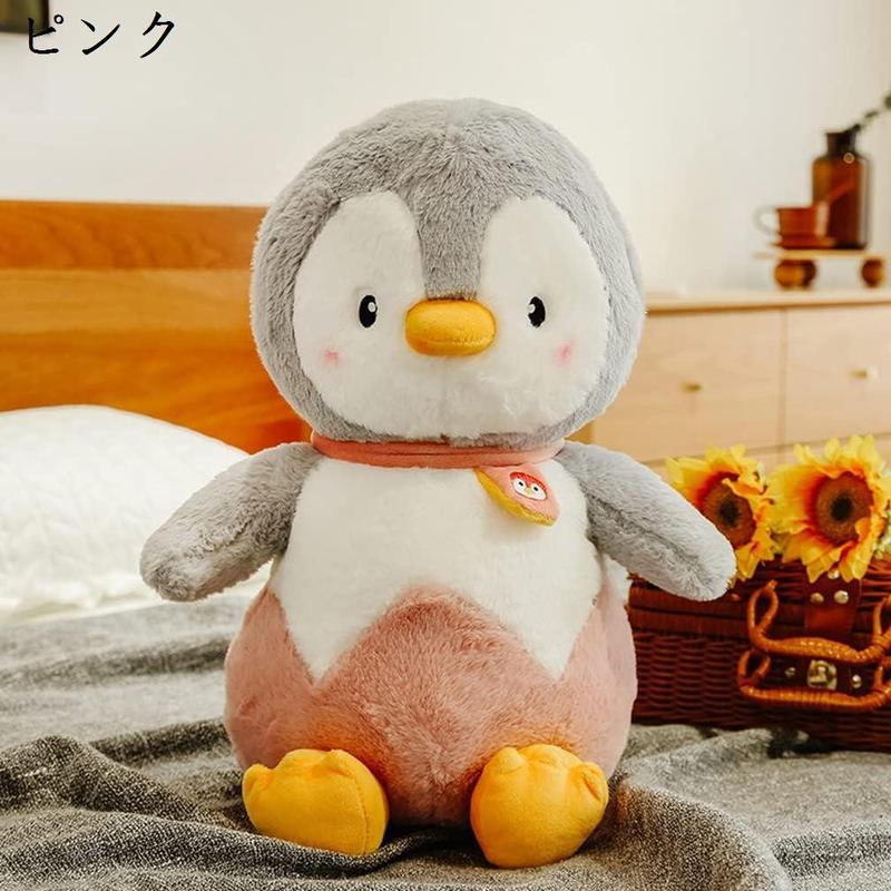 ぬいぐるみ ペンギン 動物 抱き枕 ソフトトイ 本物そっくり クッション おもちゃ 子供 生々しい 本物そっくり 可愛い リアル ふわふわ お誕｜store-kaeru｜02