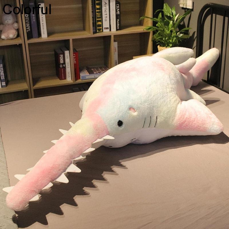55-140cmユニークなギザギザのサメのぬいぐるみのおもちゃクリエイティブバイトサメのひどい動物の枕ぬいぐるみソフトドール子供ギフト-140｜store-kaeru｜03